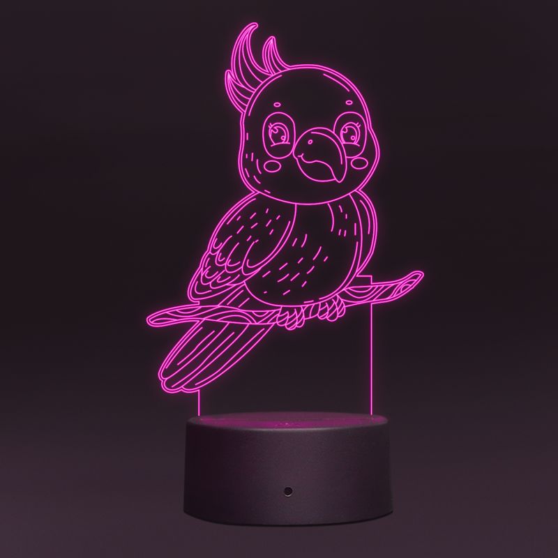 Parrot Design Night Lamp