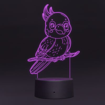 Parrot Design Night Lamp