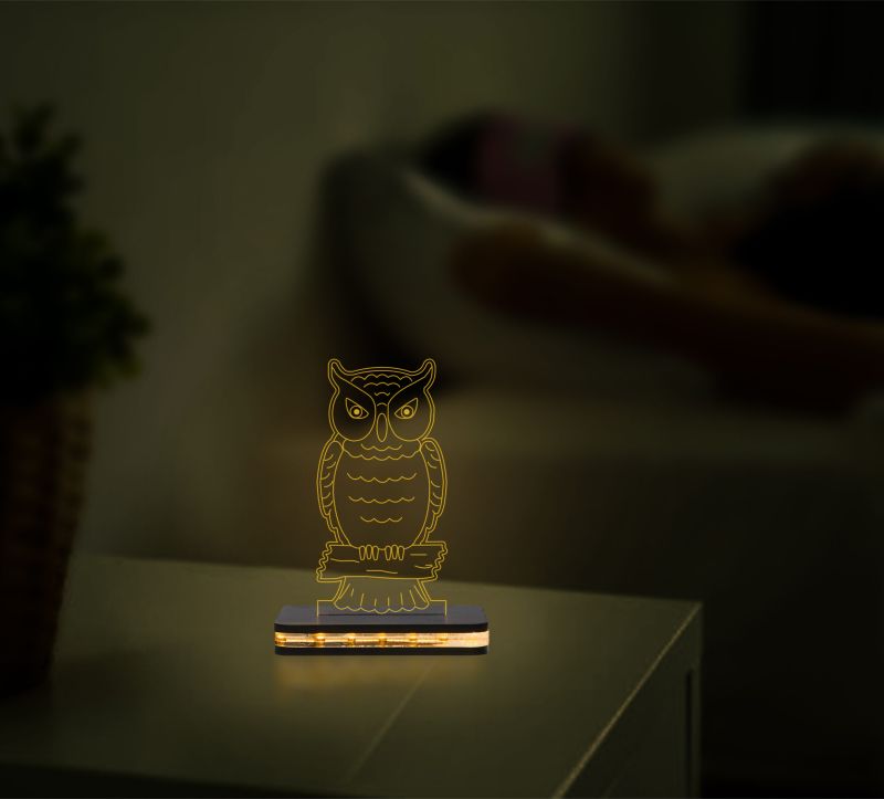 Owl Design Night Lamp