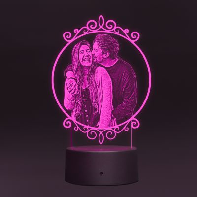 Photo Frame Design Night Lamp With Customized Photo