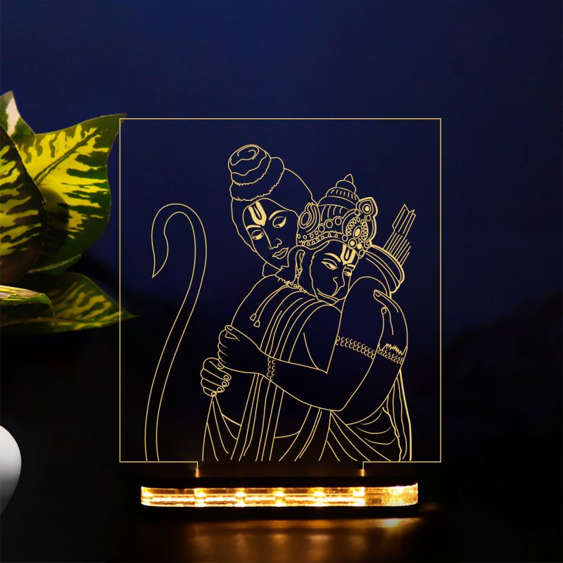 Ram Ji & Hanuman Ji Night Lamp