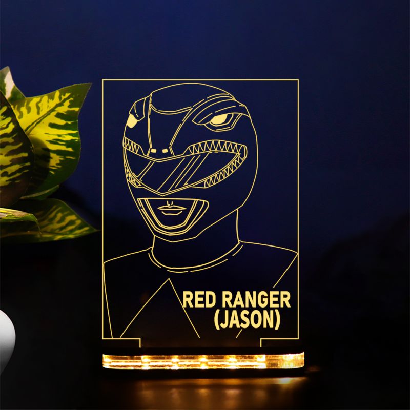 Red Ranger Character Night Lamp