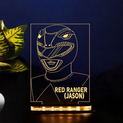 Red Ranger Character Night Lamp