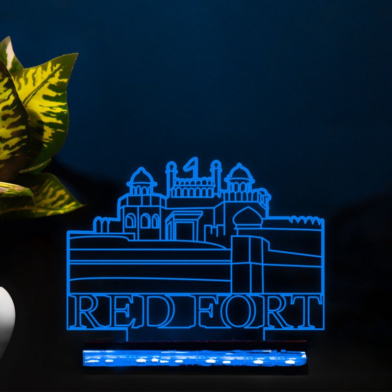 Red Fort Art Design Night Lamp