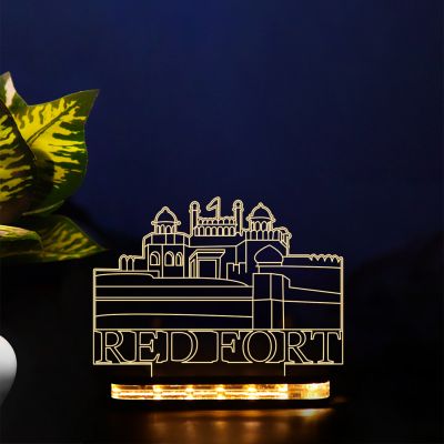 Red Fort Art Design Night Lamp