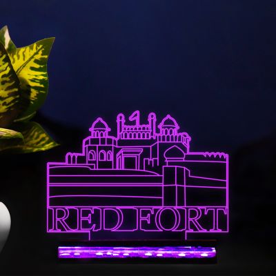 Red Fort Art Design Night Lamp