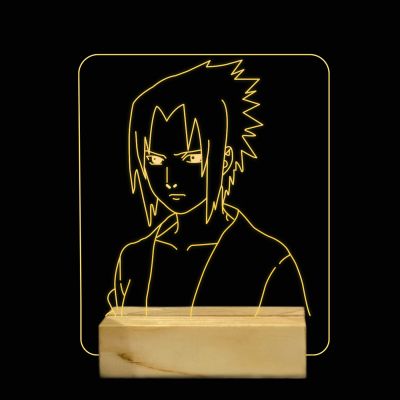 JoyLamp Lampada Sasuke Sharingan Collezione Ufficiale x Naruto 16 Colori + Telecomando + Packaging Naruto - Lampada Naruto 3D Manga