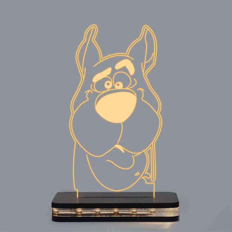 Scooby Doo Dog Face Night Lamp