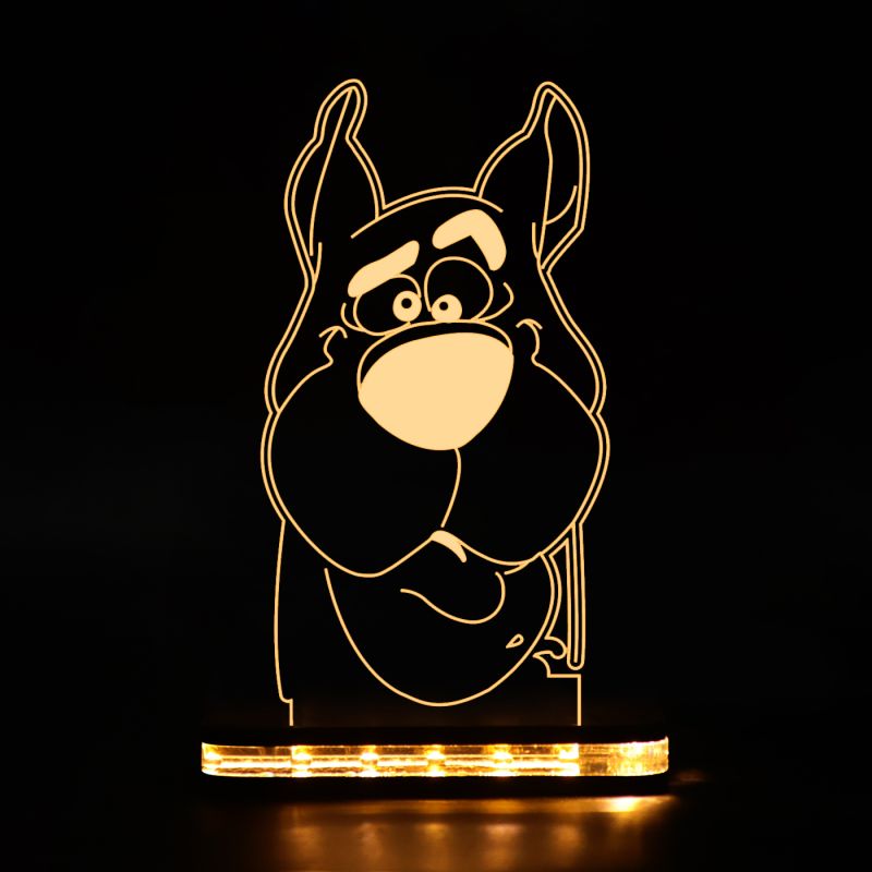 Scooby Doo Dog Face Night Lamp