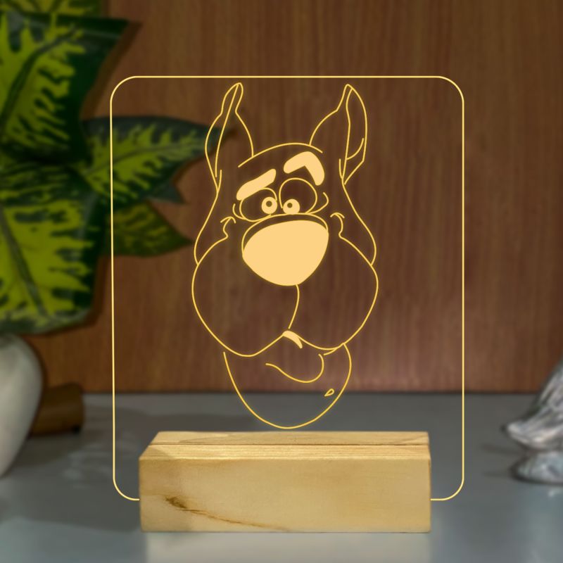 Scooby Doo Dog Face Night Lamp