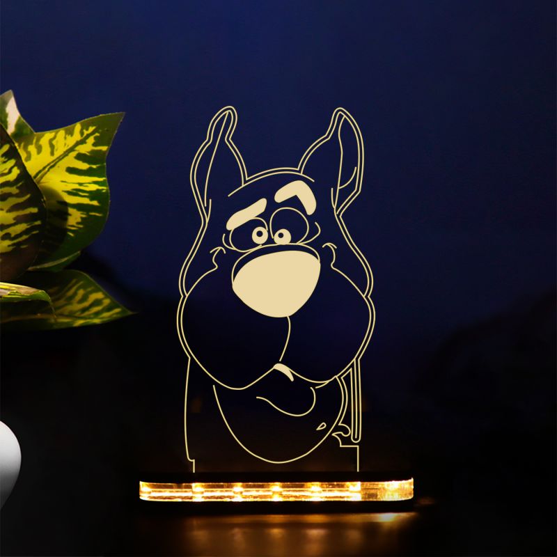 Scooby Doo Dog Face Night Lamp