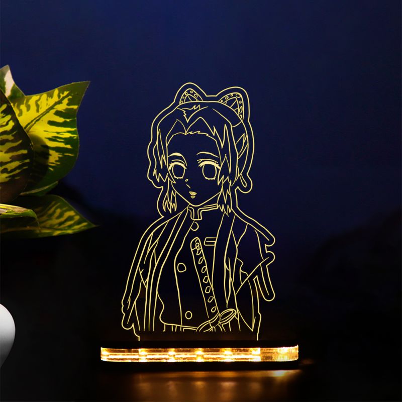 Shinobu Kocho Character From Demon Slayer Night Lamp