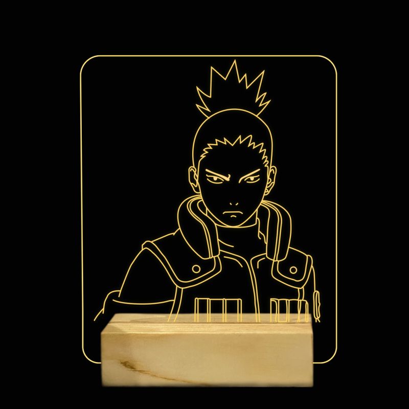 Shikamaru Nara Character From Naruto Night Lamp