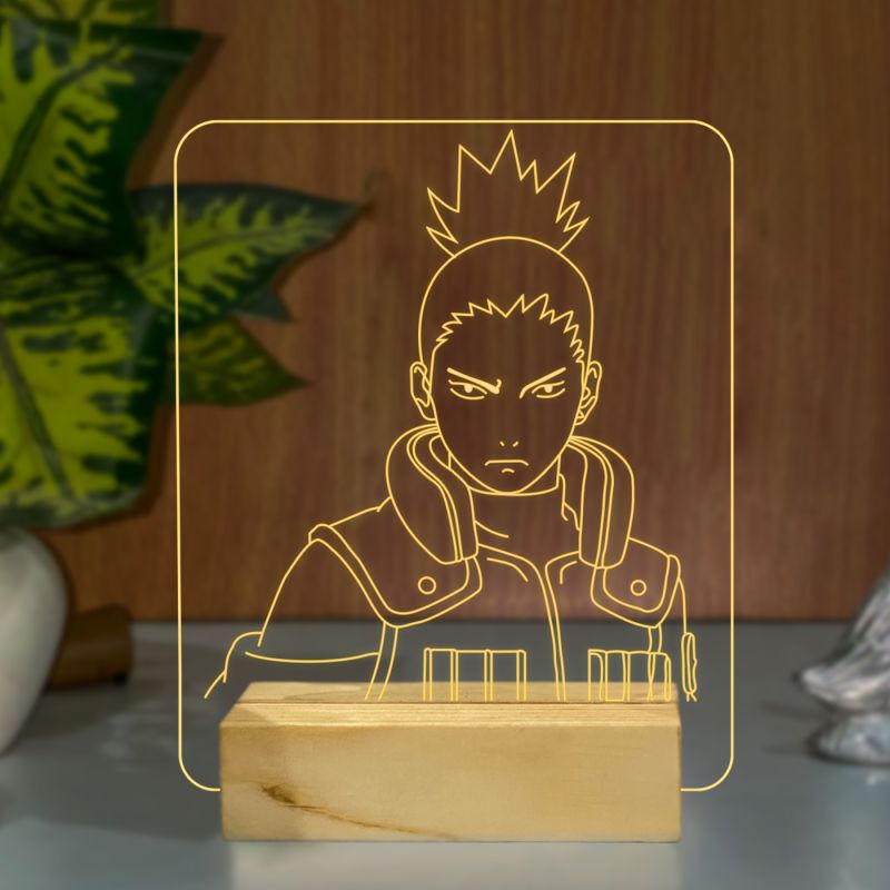 Shikamaru Nara Character From Naruto Night Lamp