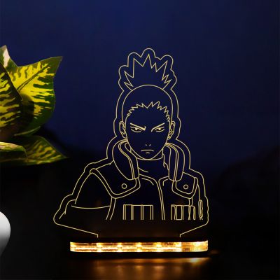 Shikamaru Nara Character From Naruto Night Lamp