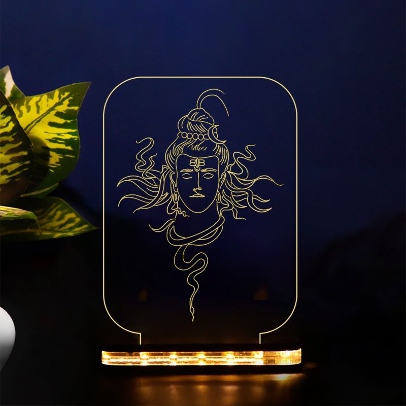 Lord Shiva Design Night Lamp