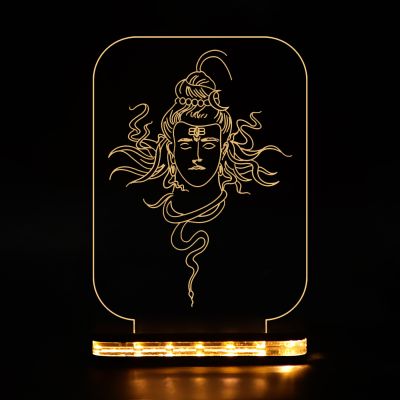 Lord Shiva Design Night Lamp