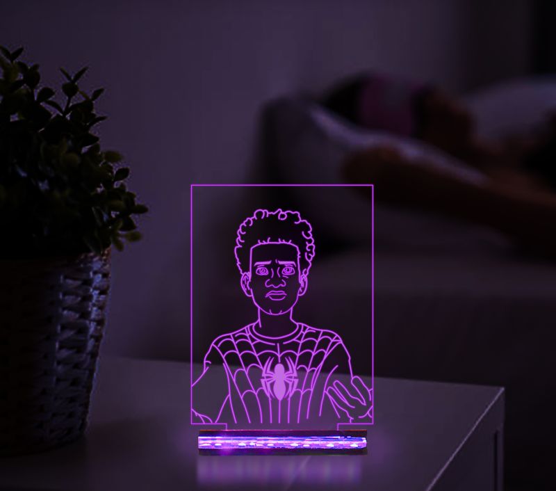 Spider-Man Across The Spider Verse Design Night Lamp