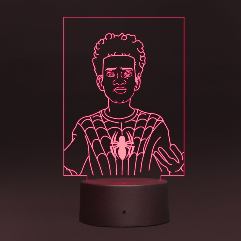 Spider-Man Across The Spider Verse Design Night Lamp