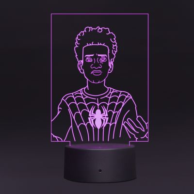 Spider-Man Across The Spider Verse Design Night Lamp