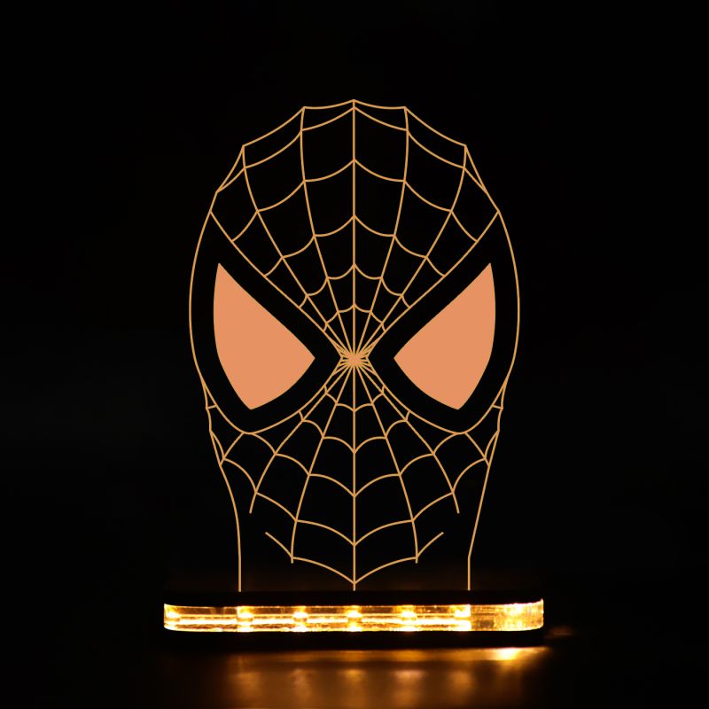 Spider Man Face Night Lamp