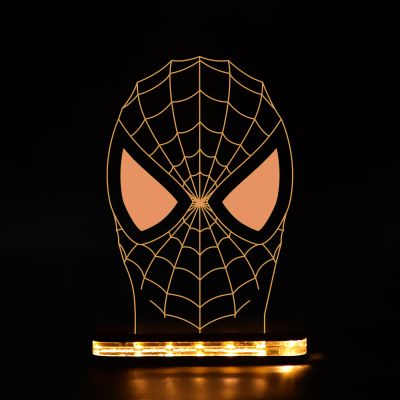 Spider Man Face Night Lamp