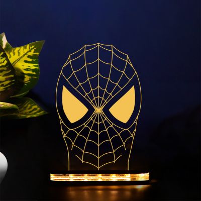 Spider Man Face Night Lamp