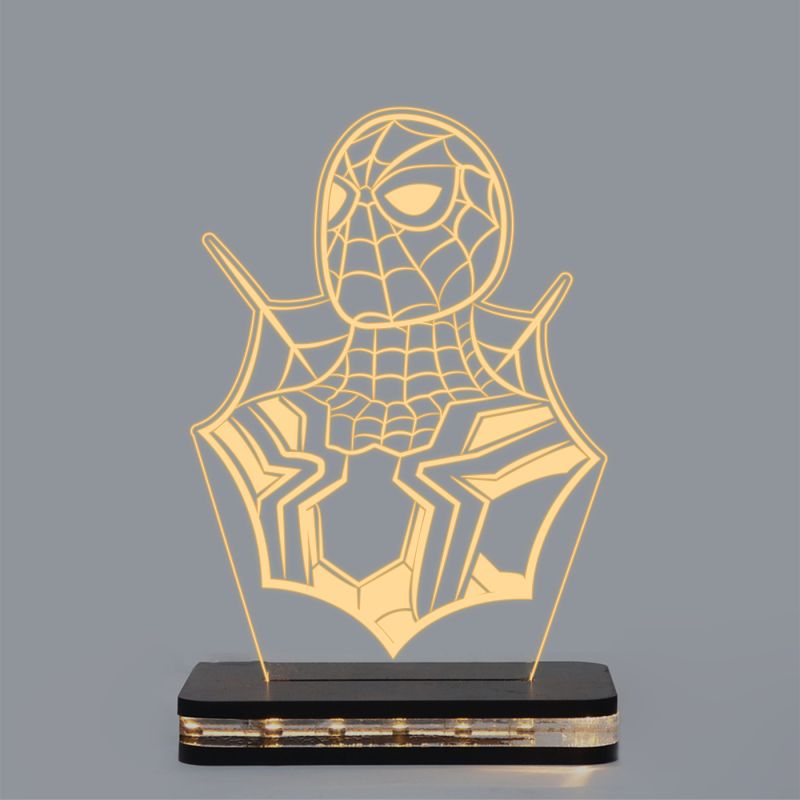 Spider Man Suit Design Night Lamp