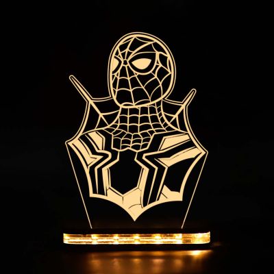 Spider Man Suit Design Night Lamp