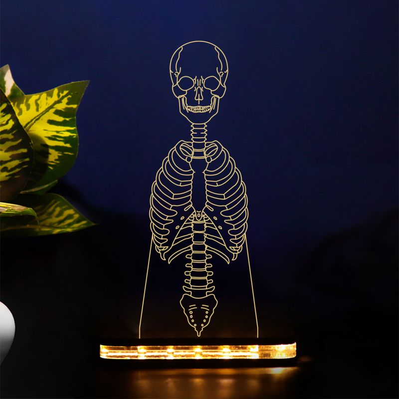 Human Skeleton Design Night Lamp