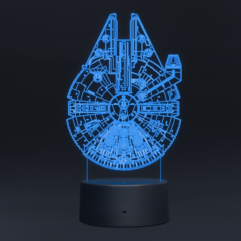 Star Wars Millennium Falcon Design Night Lamp