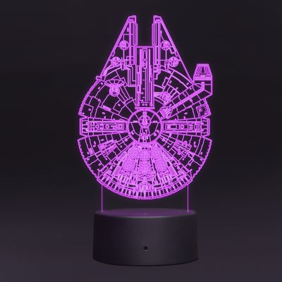 Star Wars Millennium Falcon Design Night Lamp