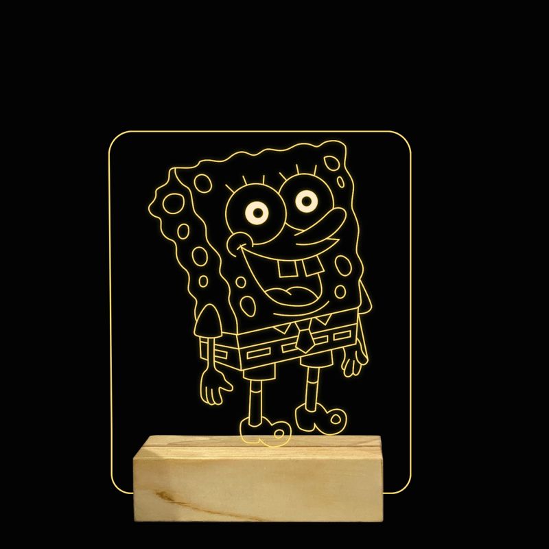 Sponge-bob Character Design Night Lamp