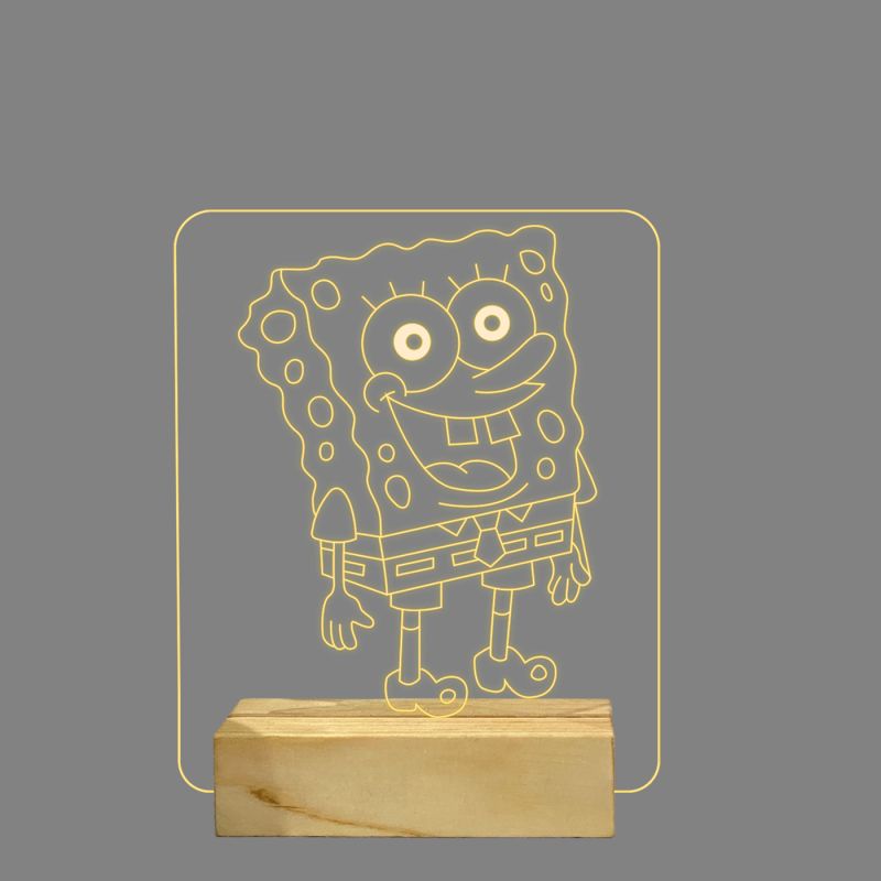 Sponge-bob Character Design Night Lamp