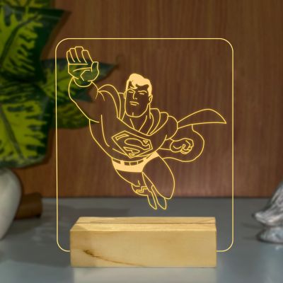 Superman Character Design Night Lamp