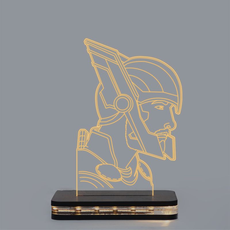 Thor Character Design Night Lamp