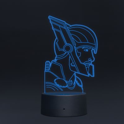 Thor Character Design Night Lamp