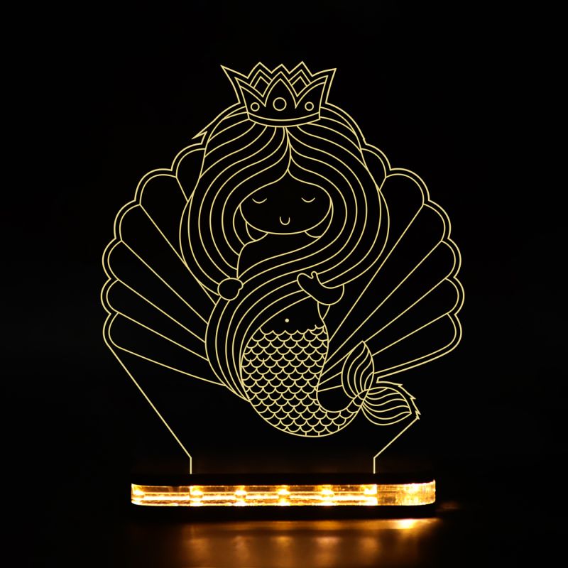 The Little Mermaid Design Night Lamp