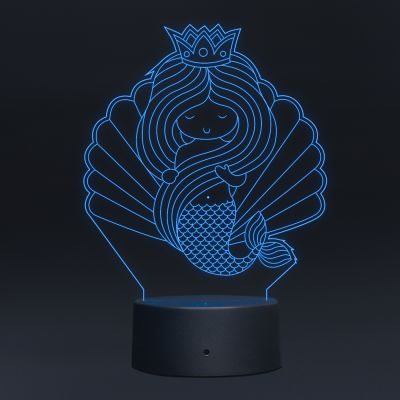 The Little Mermaid Design Night Lamp