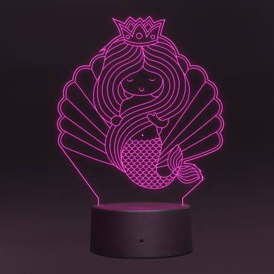 The Little Mermaid Design Night Lamp