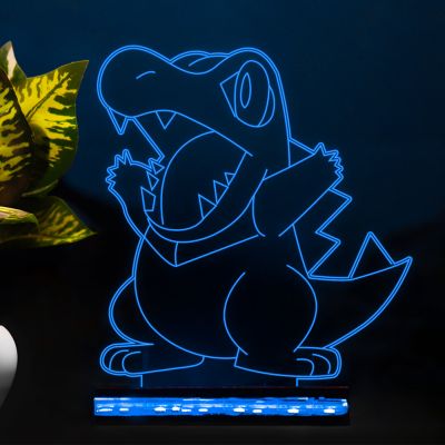 Totodile Pokemon Design Night Lamp