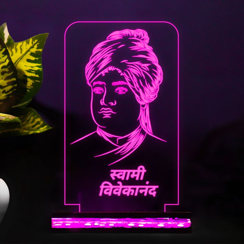 Swami Vivekanand Ji Design Night Lamp