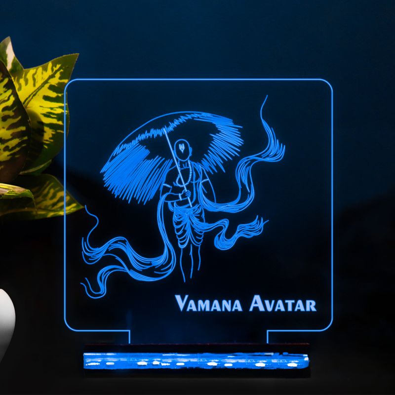 Lord Vishnu Ji Vamana-Avatar Design Night Lamp