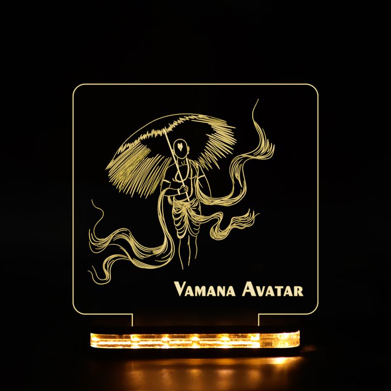 Lord Vishnu Ji Vamana-Avatar Design Night Lamp