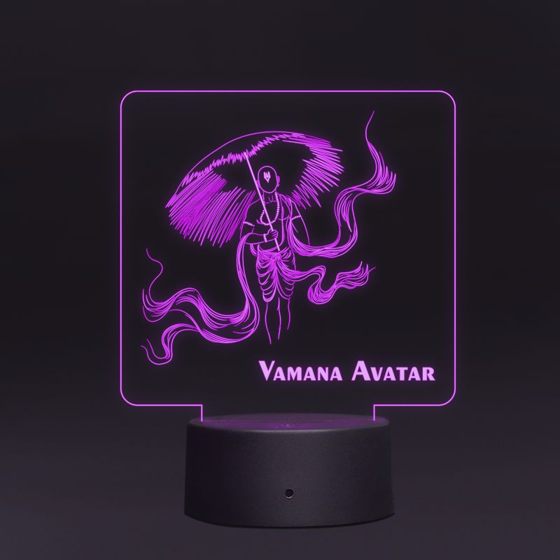 Lord Vishnu Ji Vamana-Avatar Design Night Lamp