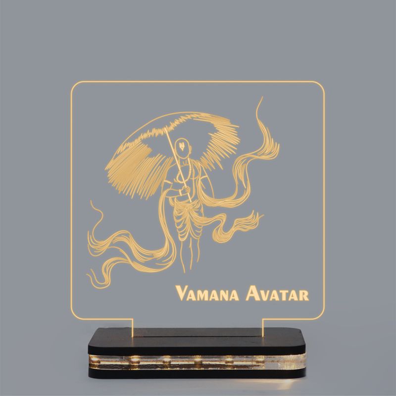 Lord Vishnu Ji Vamana-Avatar Design Night Lamp