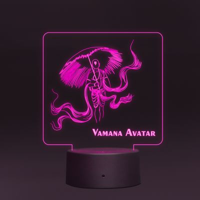 Lord Vishnu Ji Vamana-Avatar Design Night Lamp