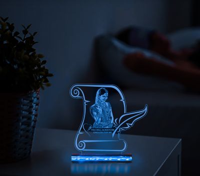 Customized Photo On the Note Pad Design Night Lamp