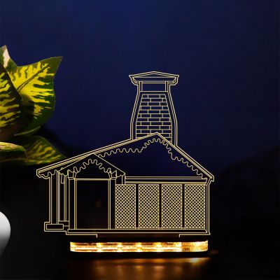 Yamunotri Temple Design Night Lamp