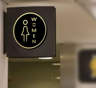 Women Acrylic Sign Board For Mall's, Office's  ETC